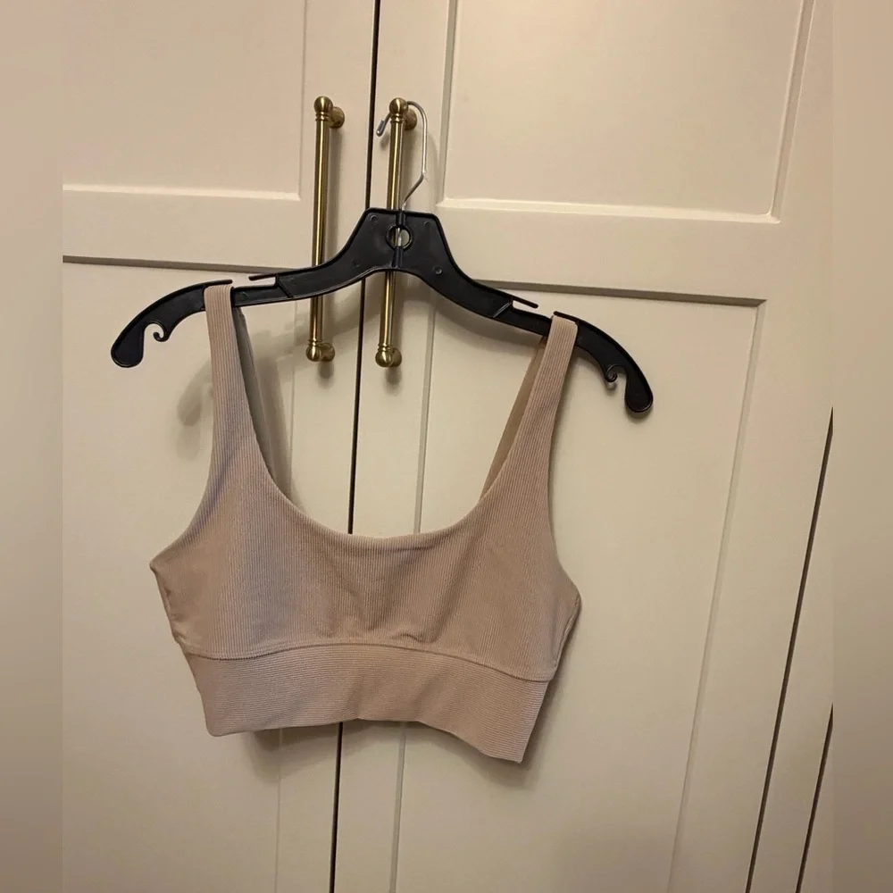 Beach Riot Leah Sports Bra taupe - Picture 2 of 8